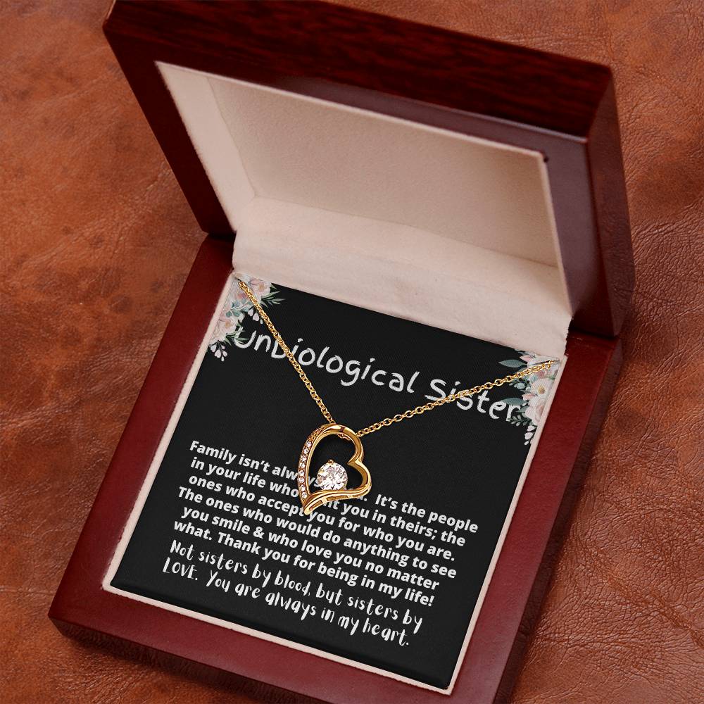 Gift to my Unbiological Sister, Jewelry for Bonus Sister