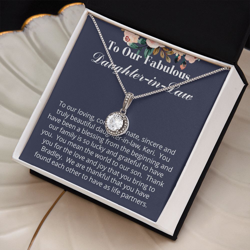 To Our Daughter in Law Gift for Wedding - Custom