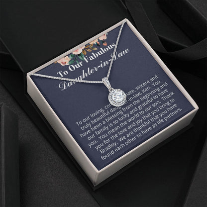 To Our Daughter in Law Gift for Wedding - Custom