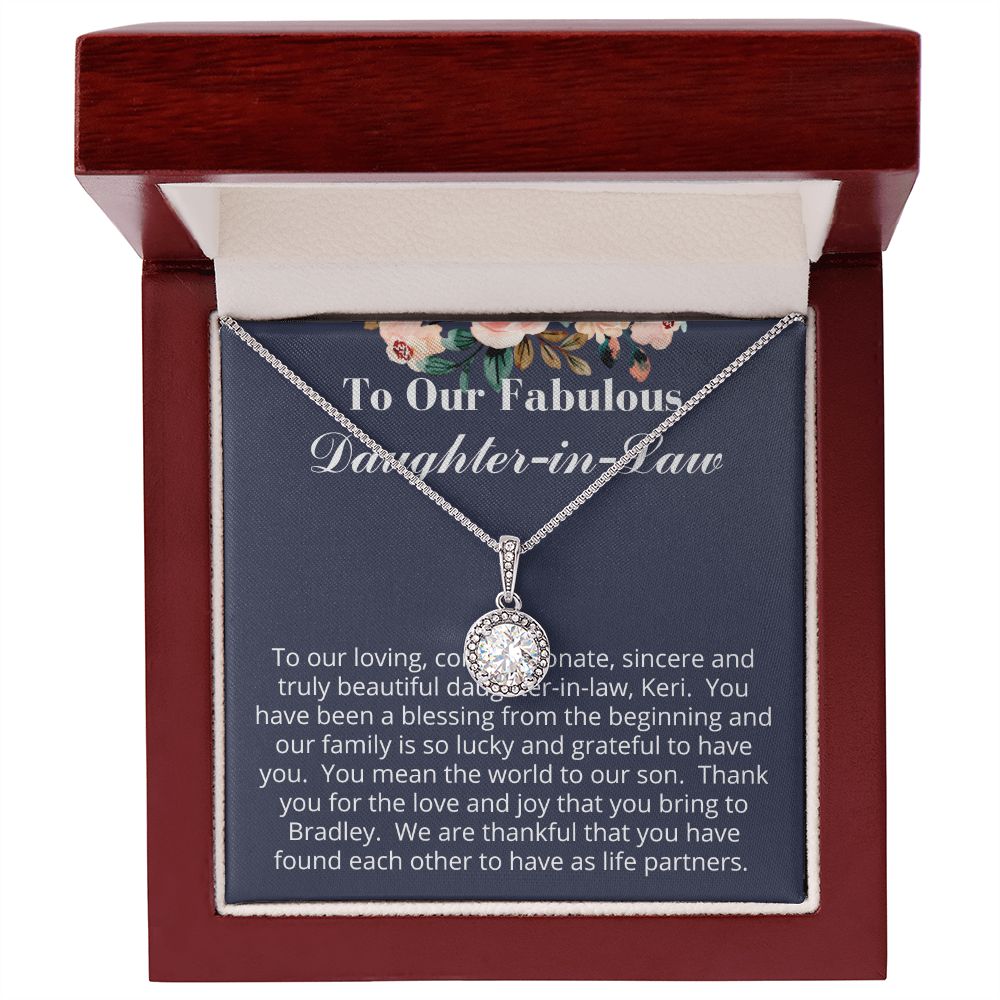 To Our Daughter in Law Gift for Wedding - Custom