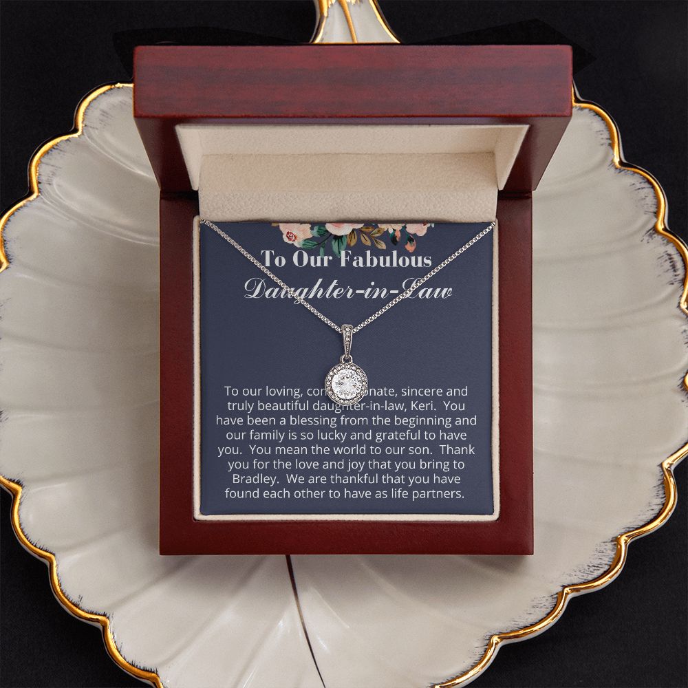 To Our Daughter in Law Gift for Wedding - Custom