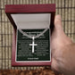 One Year Sober Cuban Chain Necklace with Message Card, Sober Anniversary Gift for Him, Gif to for Man