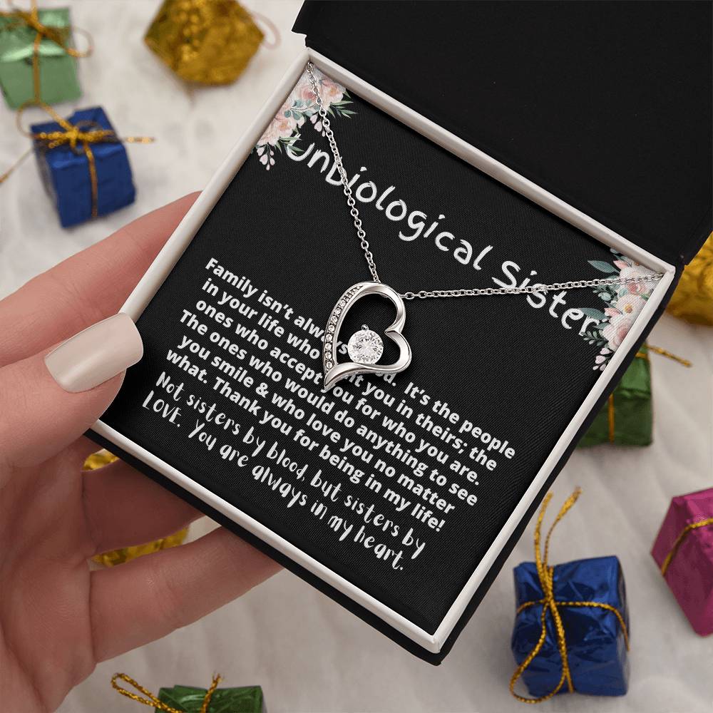 Gift to my Unbiological Sister, Jewelry for Bonus Sister