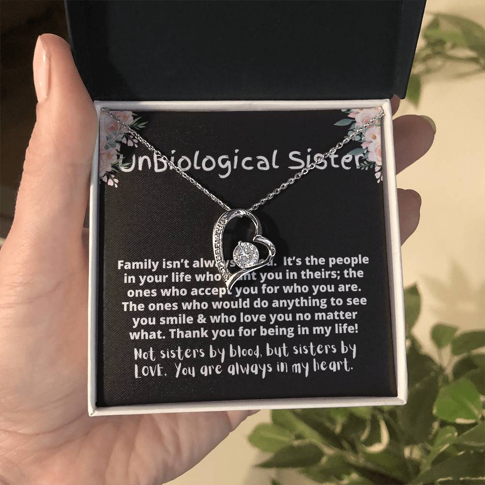 Gift to my Unbiological Sister, Jewelry for Bonus Sister