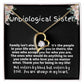 Gift to my Unbiological Sister, Jewelry for Bonus Sister