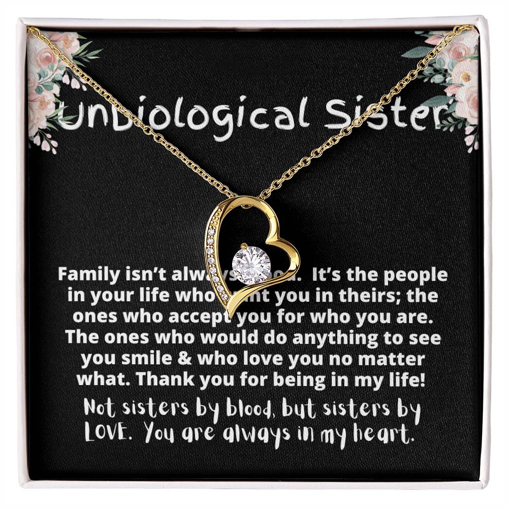 Gift to my Unbiological Sister, Jewelry for Bonus Sister
