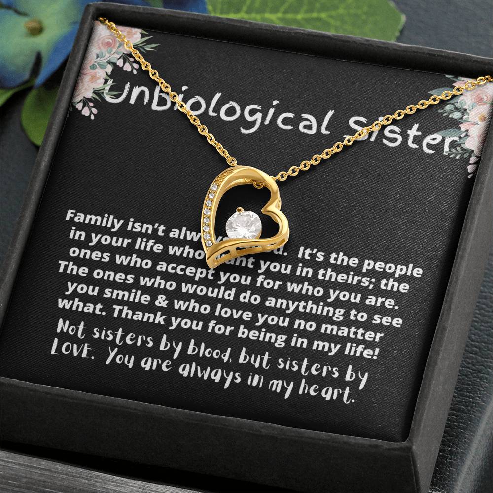 Gift to my Unbiological Sister, Jewelry for Bonus Sister