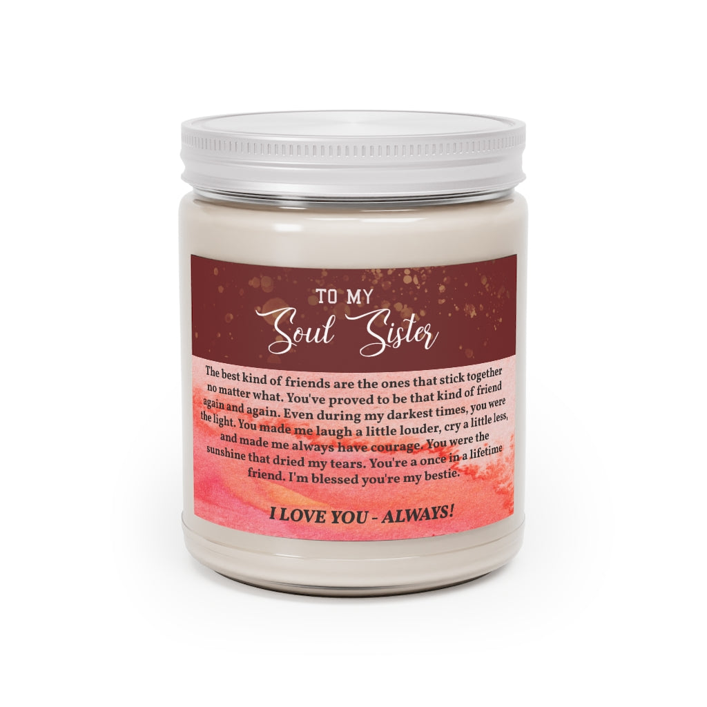 To My Soul Sister Aromatherapy Candles, 9oz