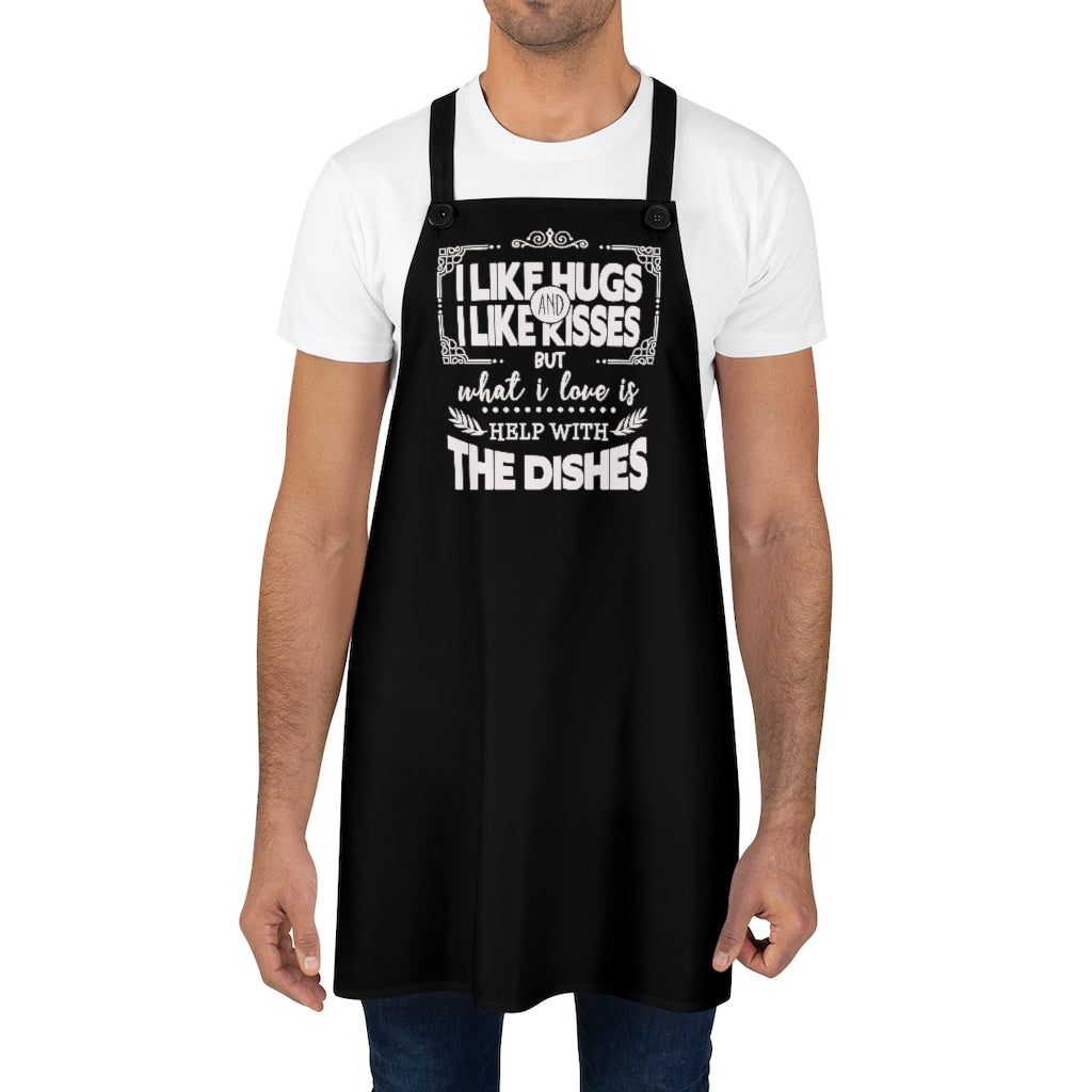 I like Hugs I like Kisses Apron - Funny Apron