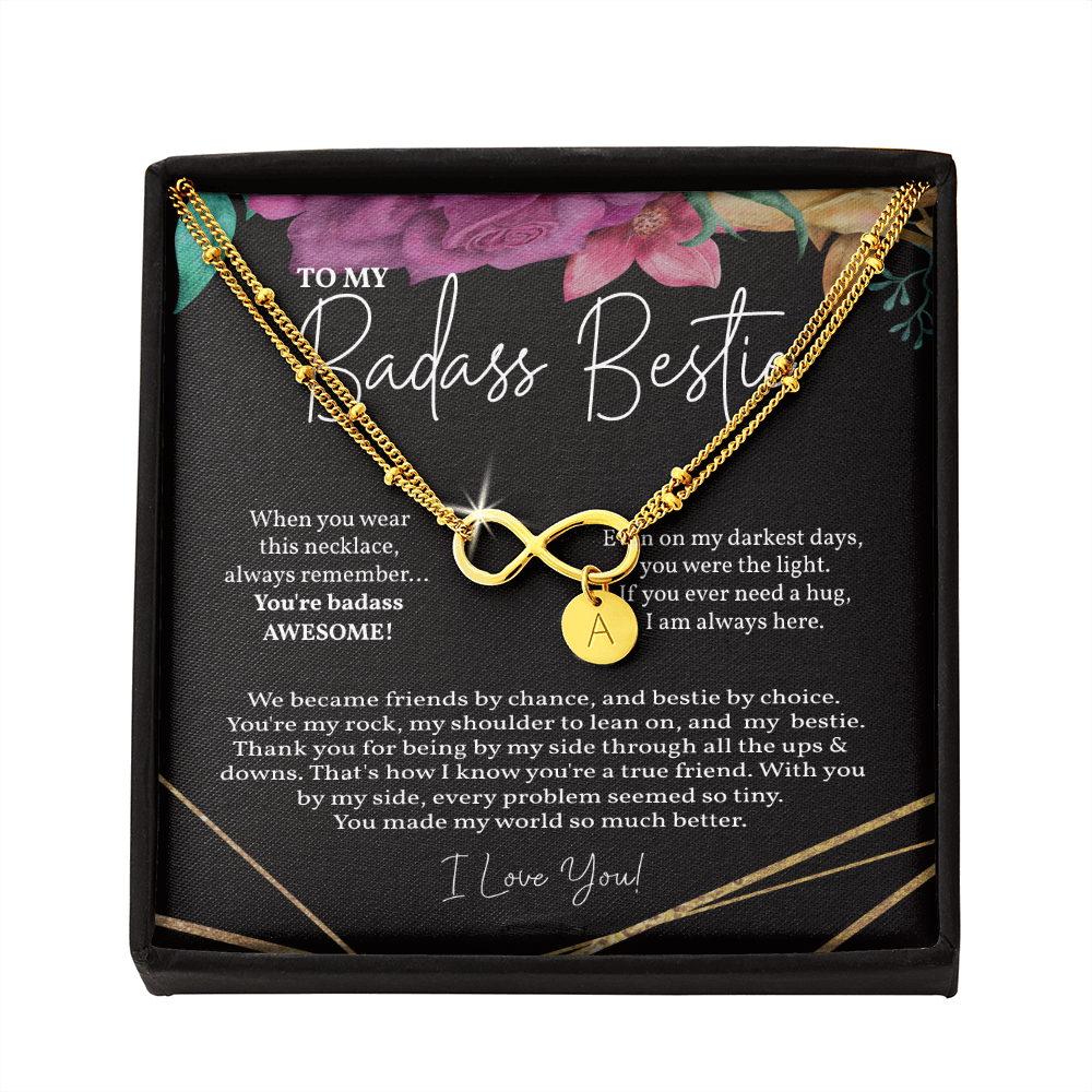 Badass Bestie Bracelet Gift - Unique Best Friend Gift