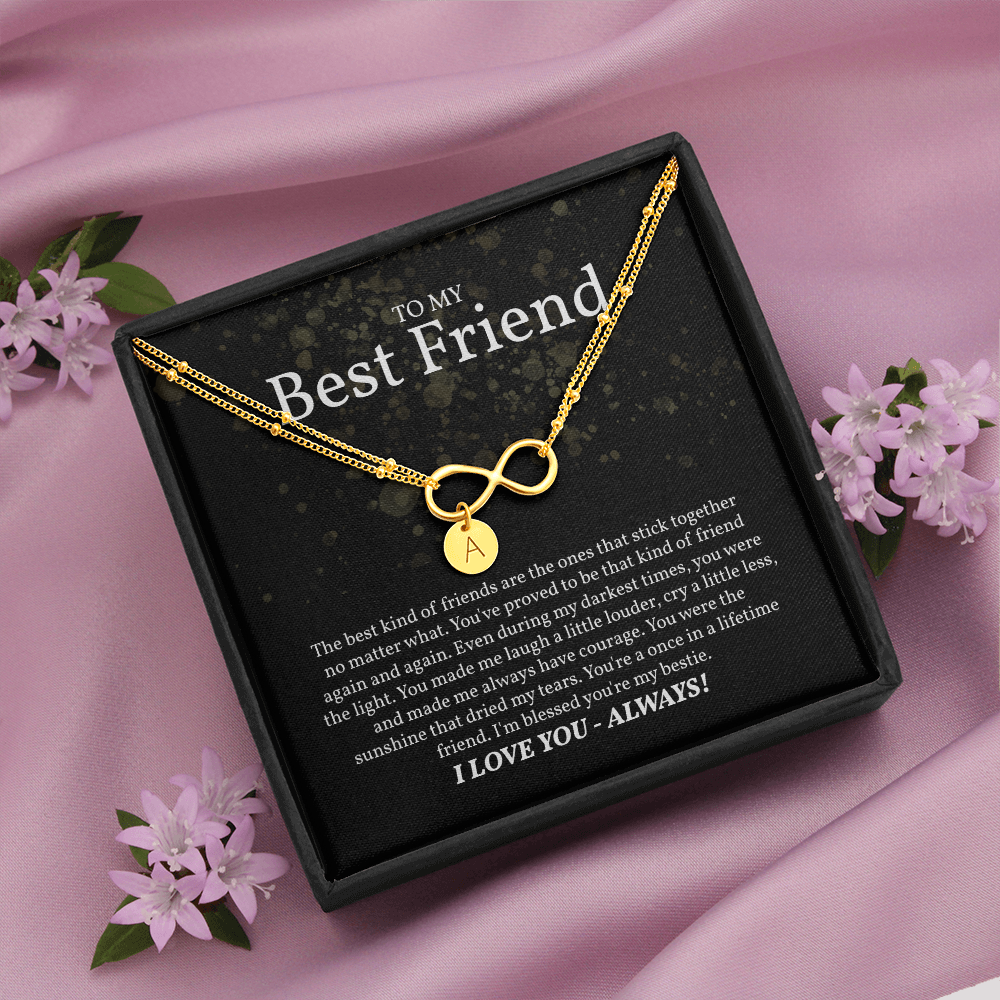 To My Best Friend Bracelet, Infinity Bracelet, Bestie Gift