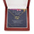 Daughter Necklace - Stunning 10k Solid Gold Diamond Hearts Necklace to Daughter