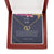 Gorgeous 10K Solid Gold Diamond Hearts Necklace for Wife