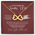 To My Smokin Hot Trucker Wife Necklace, Gift from Husband, Infinity Hearts Necklace