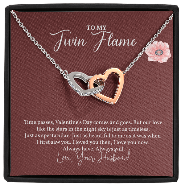 Twin hotsell flame necklace