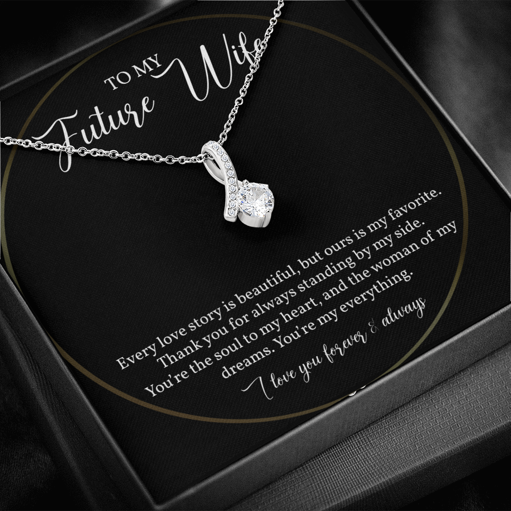 Alluring Beauty Necklace Gift - To My Future Wife