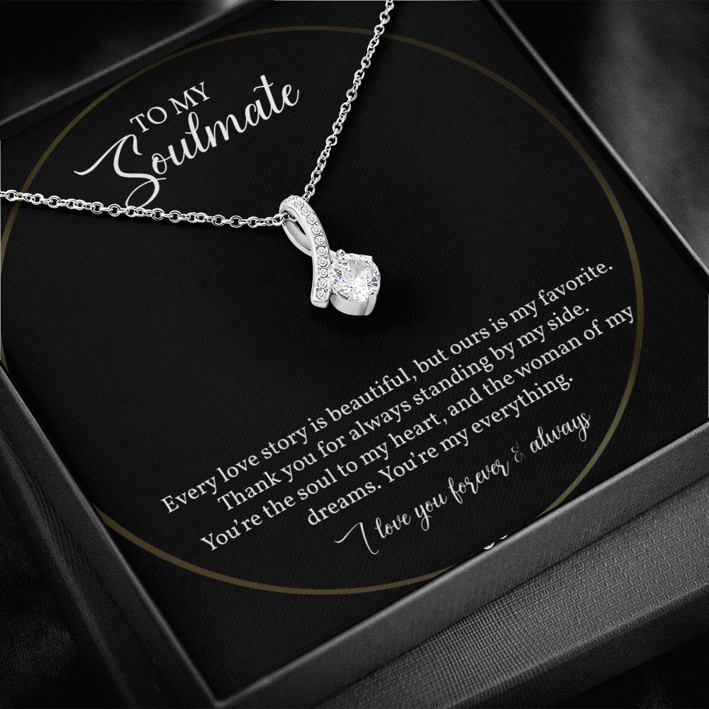 Alluring Beauty Necklace Gift to My Soulmate