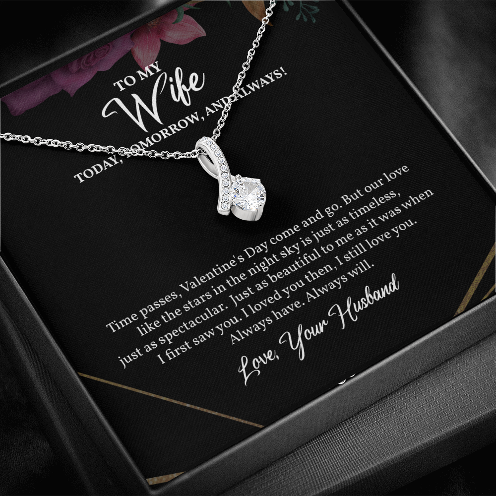 Alluring Beauty Necklace Gift to My Wife - Valentine's Day