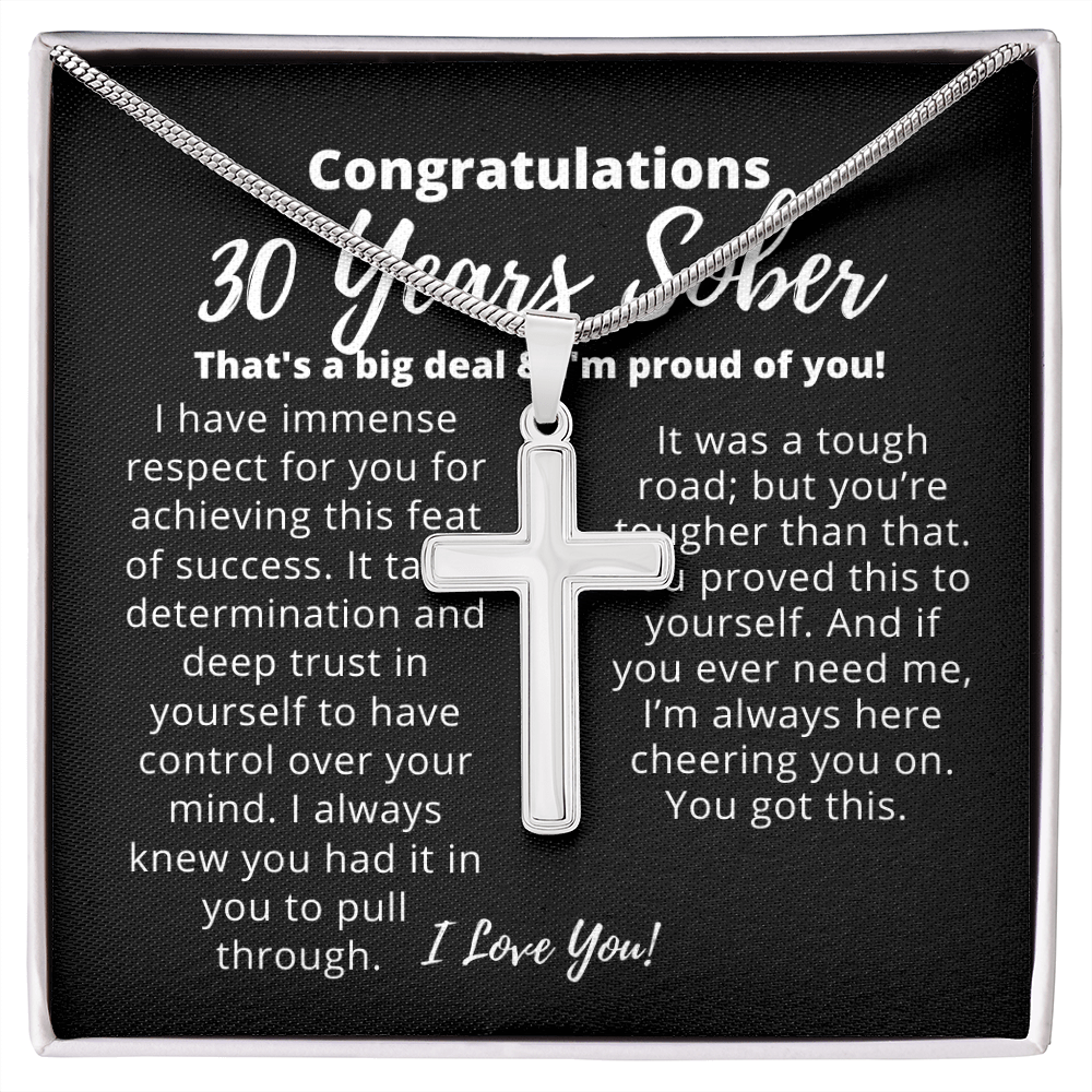 30 Years Sober, 30 Year Sobriety Gift