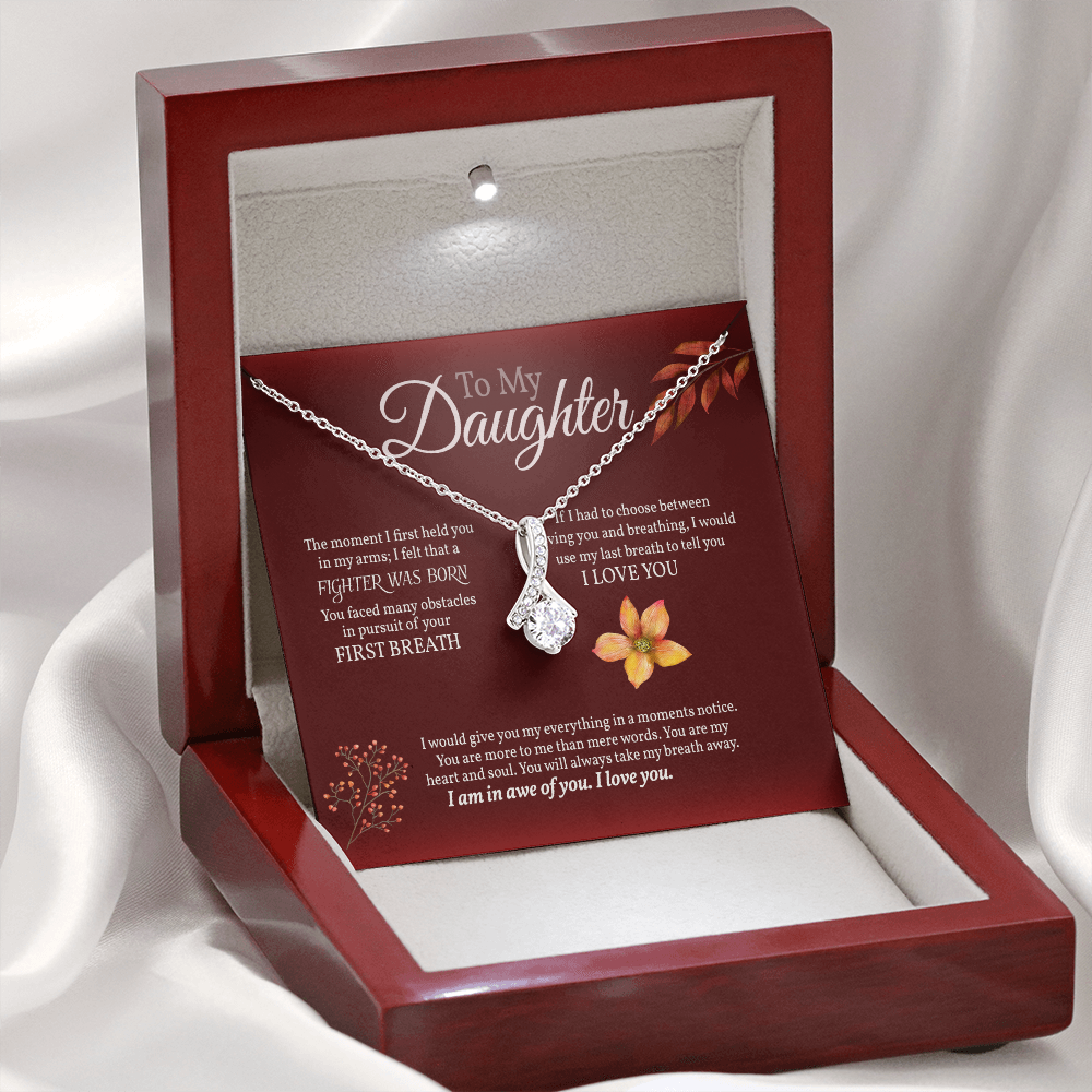 Alluring Beauty Necklace Gift for Daughter