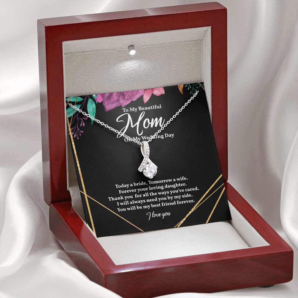 Alluring Beauty Necklace for My Beautiful Mom on My Wedding Day