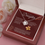 Daughter Necklace - Love Knot Pendant Necklace to My Daughter